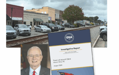 State Auditor reports significant violations in Mount Olive Water Department, at town’s airport